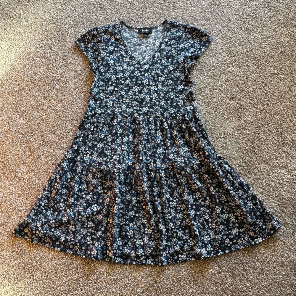 Floral V-Neck Summer Dress